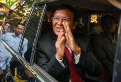 Former Cambodian opposition leader found guilty of treason