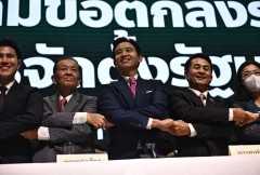 Thai coalition inks deal, but silent on royal insult reform